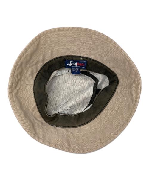 stussy（ステューシー）stussy (ステューシー) バケットハット ベージュ サイズ:Lの古着・服飾アイテム