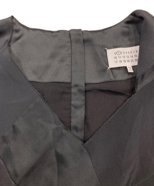 MARTIN MARGIELA（マルタン・マルジェラ）MARTIN MARGIELA (マルタン・マルジェラ) ノースリーブパッチワークワンピース ブラック サイズ:40の古着・服飾アイテム