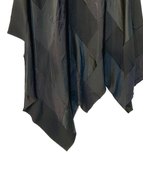 MARTIN MARGIELA（マルタン・マルジェラ）MARTIN MARGIELA (マルタン・マルジェラ) ノースリーブパッチワークワンピース ブラック サイズ:40の古着・服飾アイテム