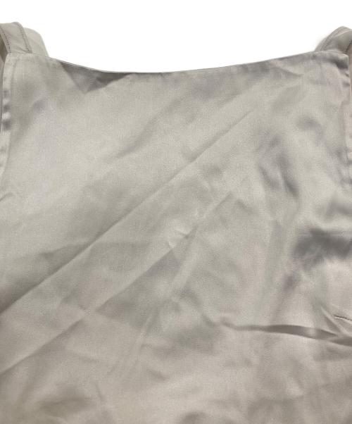 Maison Margiela（メゾンマルジェラ）Maison Margiela (メゾンマルジェラ) シルク混マキシワンピース ベージュ サイズ:40の古着・服飾アイテム