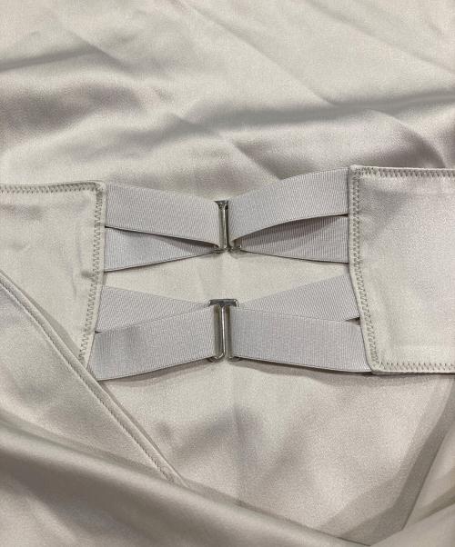 Maison Margiela（メゾンマルジェラ）Maison Margiela (メゾンマルジェラ) シルク混マキシワンピース ベージュ サイズ:40の古着・服飾アイテム