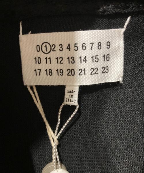 Maison Margiela（メゾンマルジェラ）Maison Margiela (メゾンマルジェラ) 異素材ドルマンニットワンピース ブラック サイズ:L 未使用品の古着・服飾アイテム