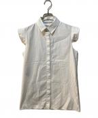 Maison Margielaメゾンマルジェラ）の古着「ノースリーブシャツ」｜ホワイト