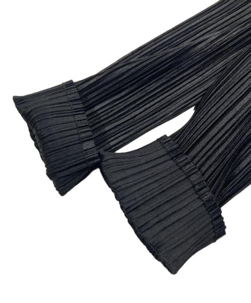 PLEATS PLEASE（プリーツプリーズ）PLEATS PLEASE (プリーツプリーズ) 総柄プリーツカーディガン グレー サイズ:3の古着・服飾アイテム