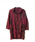 HaaTハート）の古着「Old all-over pattern jacket」｜パープル