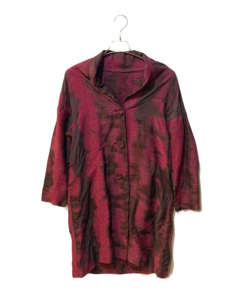 HaaT（ハート）HaaT (ハート) Old all-over pattern jacket パープル サイズ:2の古着・服飾アイテム