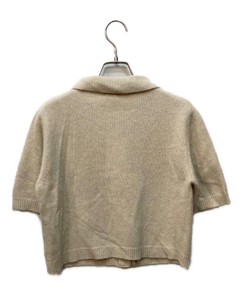 MONOHA（モノハ）MONOHA (モノハ) ニットカーディガン ベージュ サイズ:Free 未使用品の古着・服飾アイテム