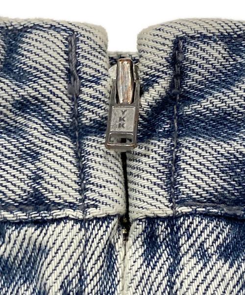 CLANE（クラネ）CLANE (クラネ) サークルカット レイヤード デニムスカート インディゴの古着・服飾アイテム