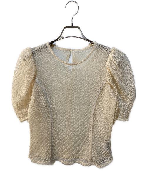 COCODEAL（ココディール）COCODEAL (ココディール) メッシュレースセットアップ ベージュ サイズ:2の古着・服飾アイテム