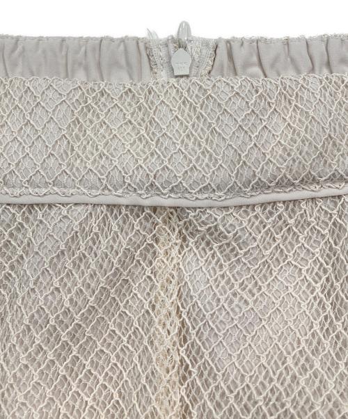 COCODEAL（ココディール）COCODEAL (ココディール) メッシュレースセットアップ ベージュ サイズ:2の古着・服飾アイテム