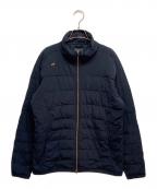 DESCENTEデサント）の古着「ナイロン ストレッチ 中綿 ジャケット」｜ネイビー