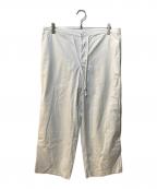 Eleven 2ndイレブンセカンド）の古着「FIRE COTTON POPLIN WIDE PANTS」｜ホワイト