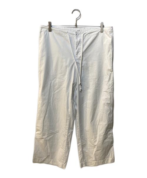 Eleven 2nd（イレブンセカンド）Eleven 2nd (イレブンセカンド) FIRE COTTON POPLIN WIDE PANTS ホワイト サイズ:Freeの古着・服飾アイテム