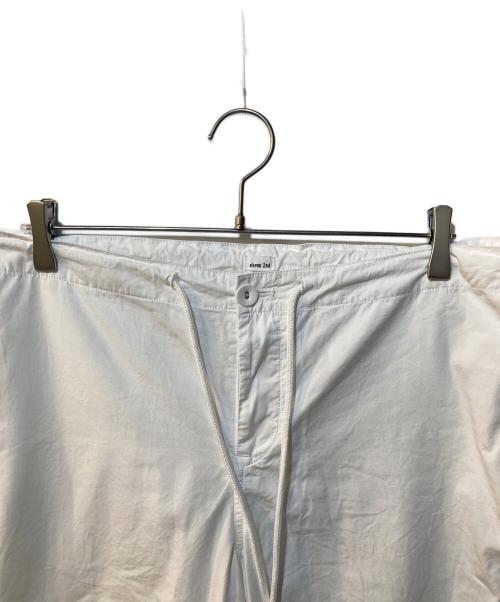 Eleven 2nd（イレブンセカンド）Eleven 2nd (イレブンセカンド) FIRE COTTON POPLIN WIDE PANTS ホワイト サイズ:Freeの古着・服飾アイテム