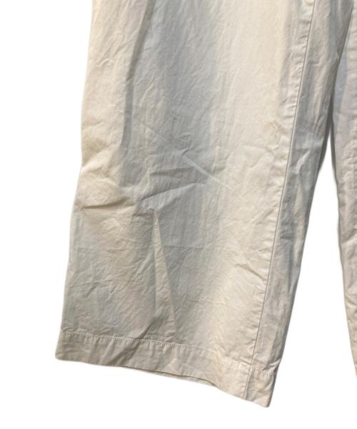 Eleven 2nd（イレブンセカンド）Eleven 2nd (イレブンセカンド) FIRE COTTON POPLIN WIDE PANTS ホワイト サイズ:Freeの古着・服飾アイテム