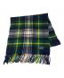 Burberry's（バーバリーズ）の古着「カシミヤ100％マフラー」｜ネイビー×グリーン