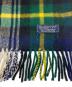 Burberry's (バーバリーズ) カシミヤ100％マフラー ネイビー×グリーン サイズ:Free：5000円