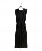 funda mineファンダマイン）の古着「ジャガード織りオールインワン」｜ブラック