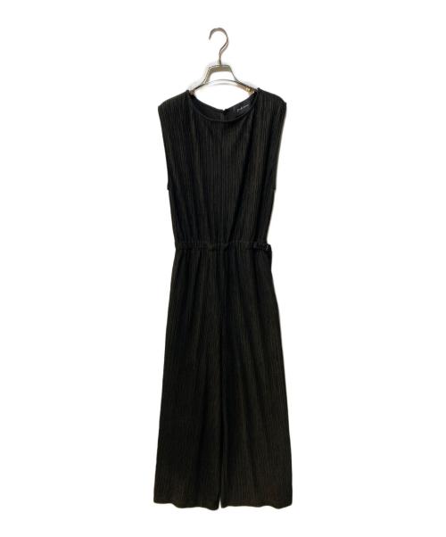 funda mine（ファンダマイン）funda mine (ファンダマイン) ジャガード織りオールインワン ブラック サイズ:Freeの古着・服飾アイテム