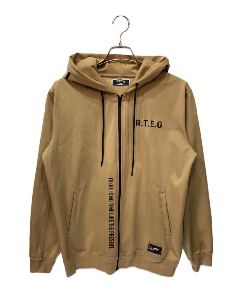 RTEG（アダムスジャグラー）RTEG (アダムスジャグラー) フーデッドジャケット ベージュ サイズ:Lの古着・服飾アイテム