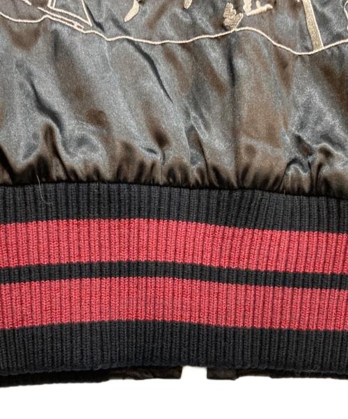 Hysteric Glamour（ヒステリックグラマー）Hysteric Glamour (ヒステリックグラマー) バイクガール刺繍スカジャン ブラック サイズ:Sの古着・服飾アイテム