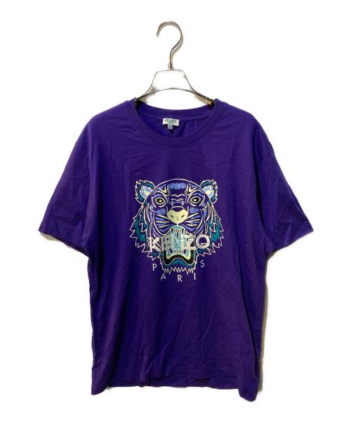 KENZO（ケンゾー）KENZO (ケンゾー) タイガープリントTシャツ パープル サイズ:XLの古着・服飾アイテム