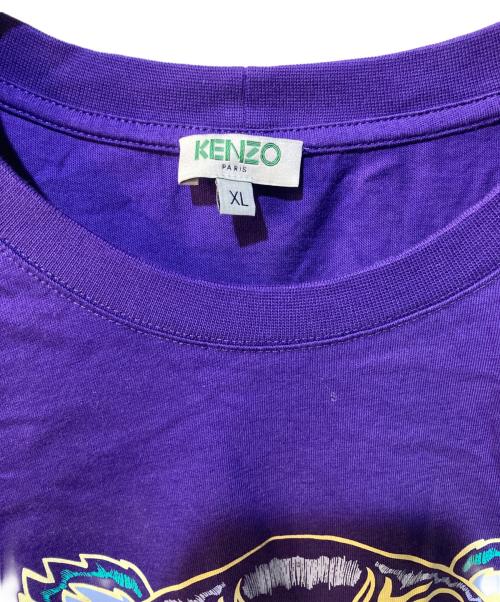 KENZO（ケンゾー）KENZO (ケンゾー) タイガープリントTシャツ パープル サイズ:XLの古着・服飾アイテム