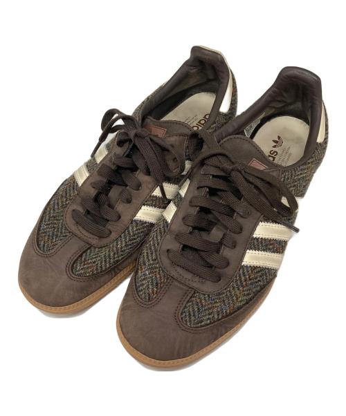 adidas（アディダス）adidas (アディダス) Harris Tweed (ハリスツイード) SAMBA OG ブラウン サイズ:27.5cmの古着・服飾アイテム
