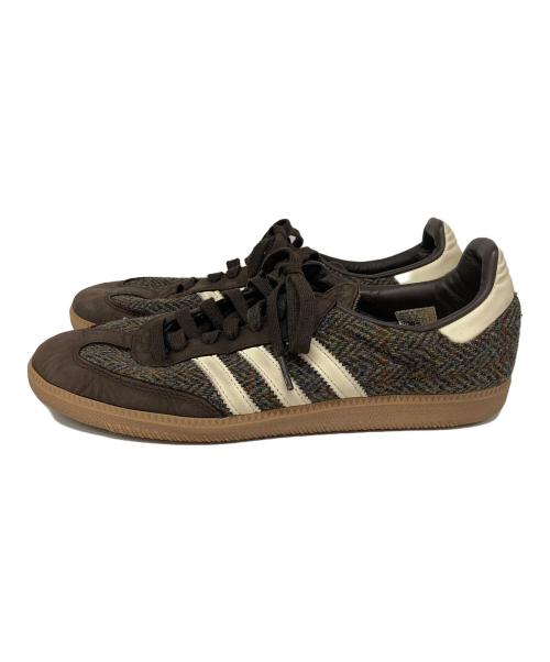 adidas（アディダス）adidas (アディダス) Harris Tweed (ハリスツイード) SAMBA OG ブラウン サイズ:27.5cmの古着・服飾アイテム