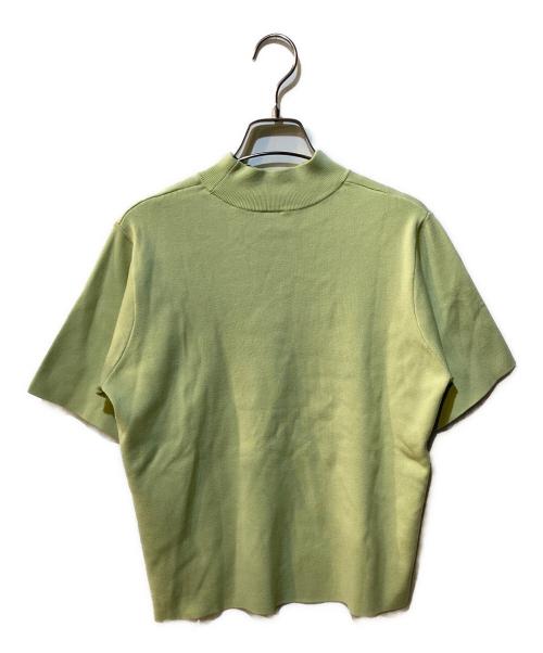 Mila Owen（ミラオーウェン）Mila Owen (ミラオーウェン) ハイネック後ろテールフレアスカートSET UP グリーン 未使用品の古着・服飾アイテム