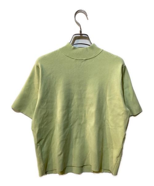 Mila Owen（ミラオーウェン）Mila Owen (ミラオーウェン) ハイネック後ろテールフレアスカートSET UP グリーン 未使用品の古着・服飾アイテム