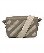 OFFWHITEオフホワイト）の古着「バインダークリップショルダーバッグ」｜ベージュ