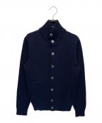 Zanoneザノーネ）の古着「ミドルゲージ スタンドカラーニット」｜ネイビー