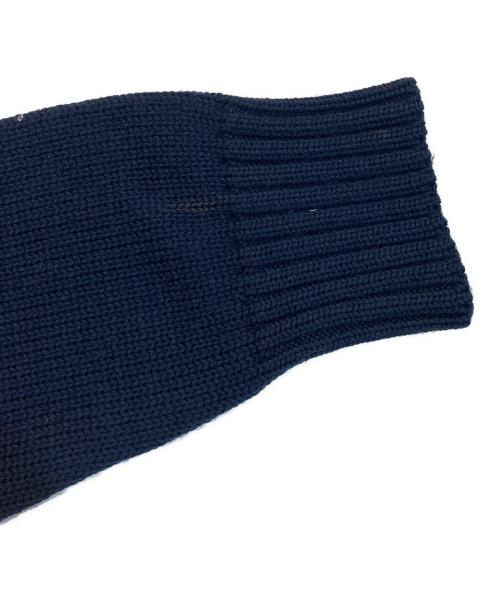 Zanone（ザノーネ）Zanone (ザノーネ) ミドルゲージ スタンドカラーニット ネイビー サイズ:46の古着・服飾アイテム