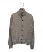 Zanoneザノーネ）の古着「ミドルゲージ スタンドカラーニット」｜グレー