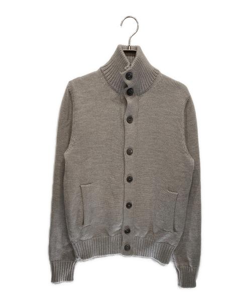 Zanone（ザノーネ）Zanone (ザノーネ) ミドルゲージ スタンドカラーニット グレー サイズ:46の古着・服飾アイテム