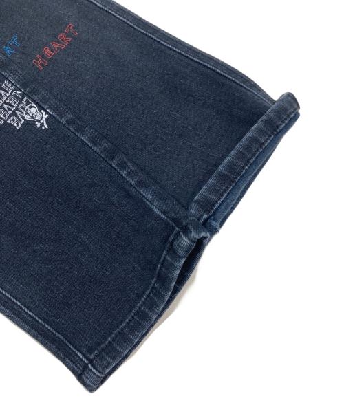 DIESEL（ディーゼル）DIESEL (ディーゼル) Babhila ペイントストレッチデニムパンツ ブラック サイズ:25の古着・服飾アイテム