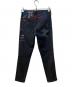 DIESEL (ディーゼル) Babhila ペイントストレッチデニムパンツ ブラック サイズ:25：5000円