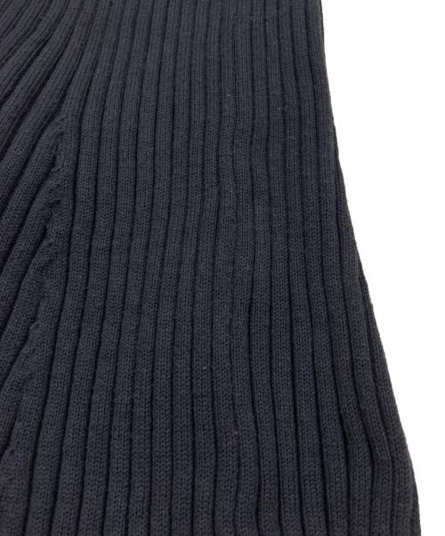 AURALEE（オーラリー）AURALEE (オーラリー) DRY COTTON WIDE RIB KNIT DRESS ネイビー サイズ:1の古着・服飾アイテム