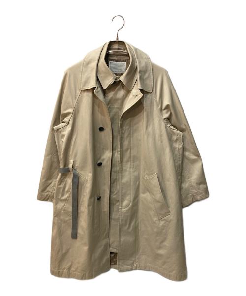 KOLOR（カラー）KOLOR (カラー) レイヤードステンカラーロング コート ベージュ サイズ:1の古着・服飾アイテム