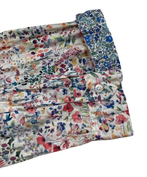 PAUL SMITH（ポールスミス）PAUL SMITH (ポールスミス) リバティフローラル プリントシャツ ホワイト×マルチカラー サイズ:Lの古着・服飾アイテム