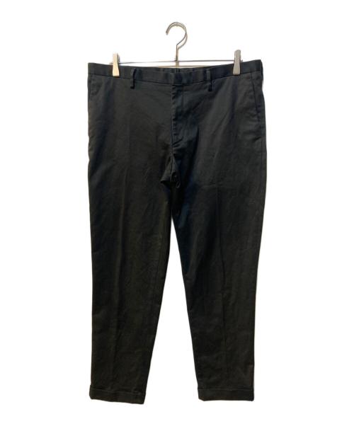 PAUL SMITH（ポールスミス）PAUL SMITH (ポールスミス) コットンストレッチ アンクルカット トラウザーズ パンツ ブラック サイズ:XXLの古着・服飾アイテム