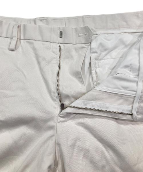PAUL SMITH（ポールスミス）PAUL SMITH (ポールスミス) コットンツイル ストレッチ トラウザーズ ホワイト サイズ:XLの古着・服飾アイテム
