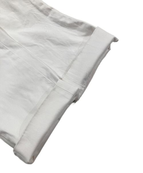 PAUL SMITH（ポールスミス）PAUL SMITH (ポールスミス) コットンツイル ストレッチ トラウザーズ ホワイト サイズ:XLの古着・服飾アイテム