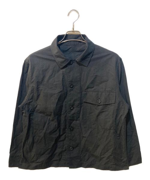 MARGARET HOWELL（マーガレットハウエル）MARGARET HOWELL (マーガレットハウエル) リネン混シャツ ブラック サイズ:Sの古着・服飾アイテム