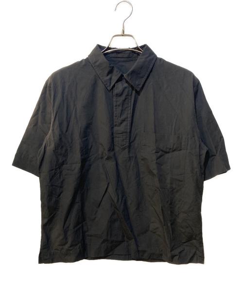 MARGARET HOWELL（マーガレットハウエル）MARGARET HOWELL (マーガレットハウエル) DRY COTTON LINEN POPLIN シャツ ブラック サイズ:Sの古着・服飾アイテム