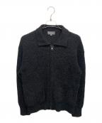 MARGARET HOWELLマーガレットハウエル）の古着「SHETLAND CASHMERE ジャケット」｜ブラウン