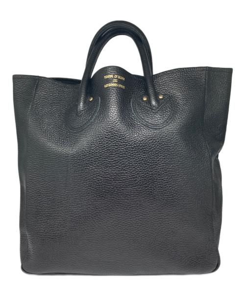 YOUNG & OLSEN The DRYGOODS STORE（ヤングアンドオルセン ザ ドライグッズストア）YOUNG & OLSEN The DRYGOODS STORE (ヤングアンドオルセン ザ ドライグッズストア) シボ革ハンドバッグ ブラックの古着・服飾アイテム