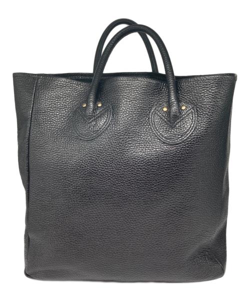 YOUNG & OLSEN The DRYGOODS STORE（ヤングアンドオルセン ザ ドライグッズストア）YOUNG & OLSEN The DRYGOODS STORE (ヤングアンドオルセン ザ ドライグッズストア) シボ革ハンドバッグ ブラックの古着・服飾アイテム