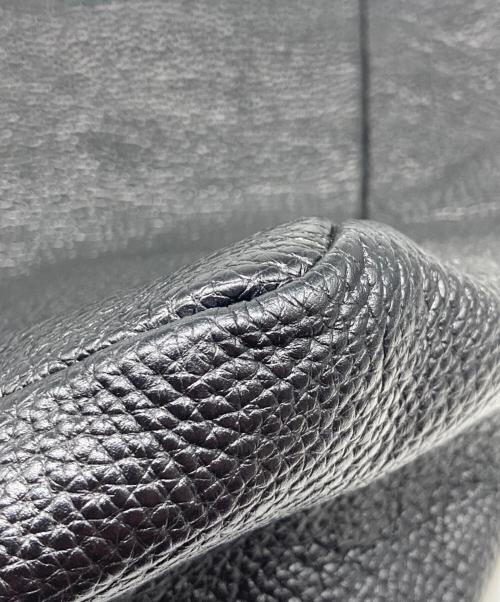 YOUNG & OLSEN The DRYGOODS STORE（ヤングアンドオルセン ザ ドライグッズストア）YOUNG & OLSEN The DRYGOODS STORE (ヤングアンドオルセン ザ ドライグッズストア) シボ革ハンドバッグ ブラックの古着・服飾アイテム